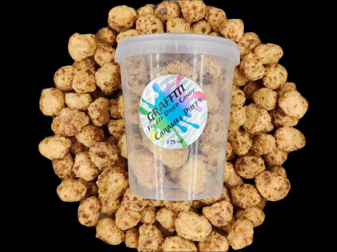 Caramel Puffs Freeze Dried Candy