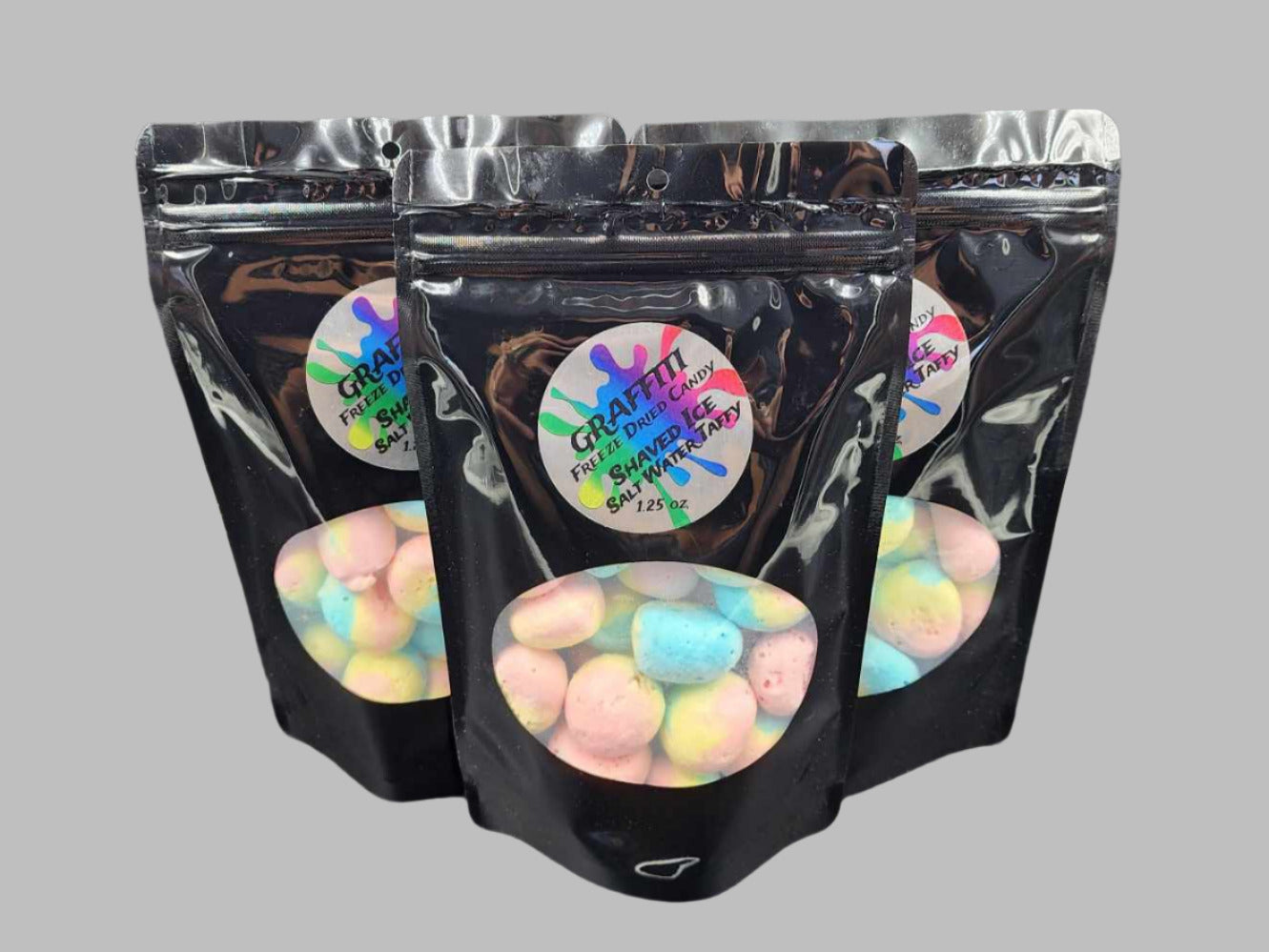 Shaved Ice Salt Water Taffy Freeze Dried Candy