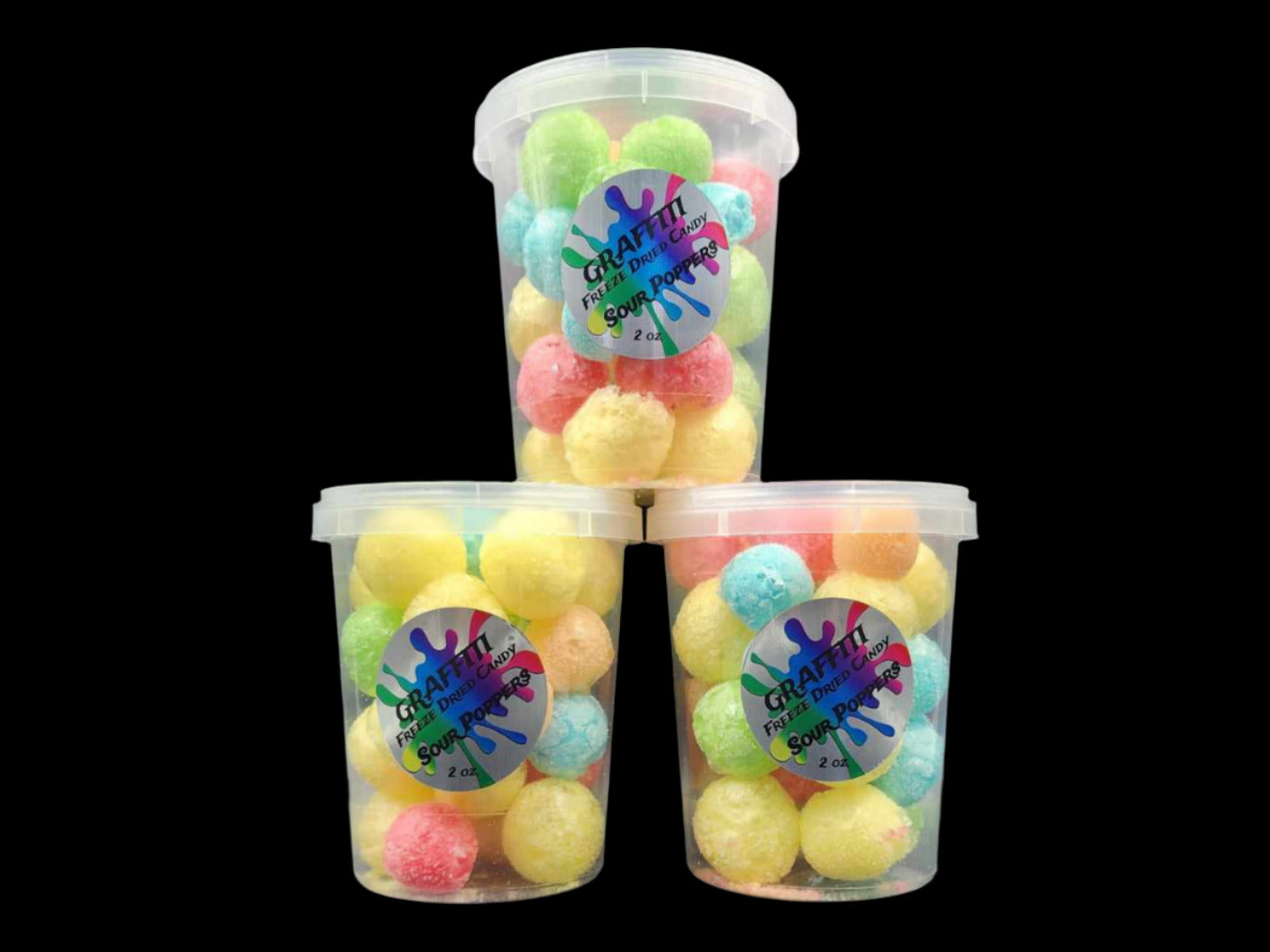 Sour Poppers Freeze Dried Candy