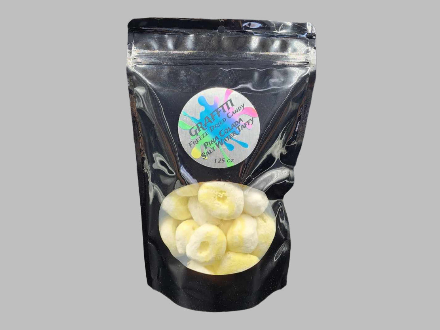 Pina Colada Salt Water Taffy Freeze Dried Candy