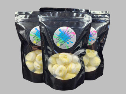 Pina Colada Salt Water Taffy Freeze Dried Candy